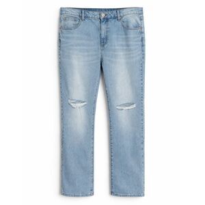 COTTON ON SLIM STRAIGHT CASUAL EVERYDAY WEAR HIGH RISE DISTRESSED JEANS SIZE 12